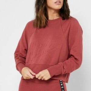 Nike Dri Fit Embossed Logo Crewneck Sweatshirt